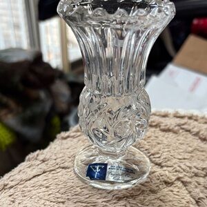 24% Lead Crystal Clear Mini Vase